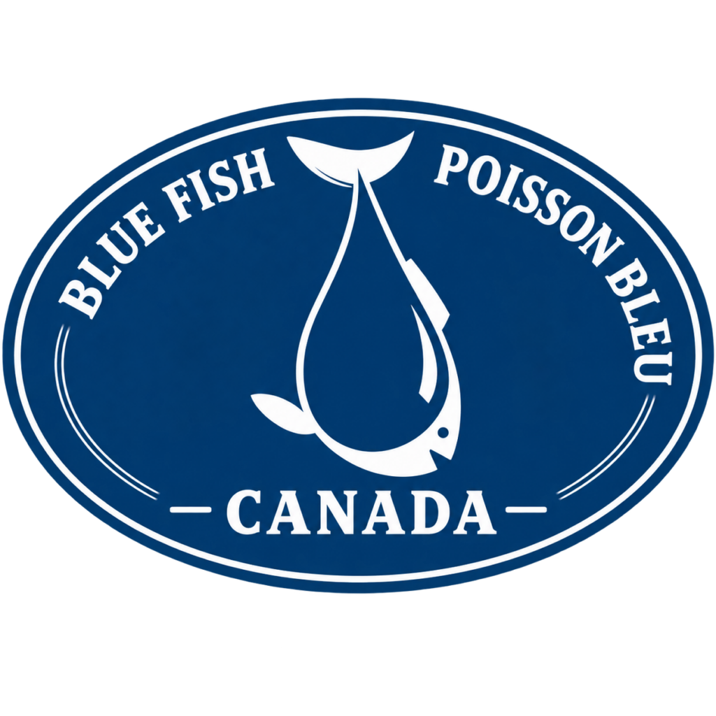 Blue Fish Canada logo with stylized fish